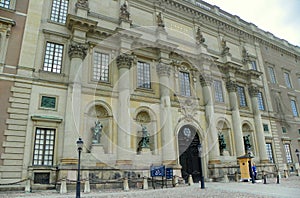 Sweden, Stockholm, Royal Palace, southern facade