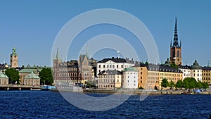 Sweden, Stockholm, view of the city and its palaces