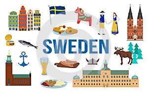 Sweden Touristic Travel Set