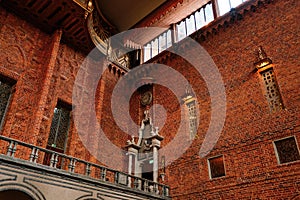 Sweden. Town Hall of Stockholm. The interior of the Town Hall. September 17, 2018