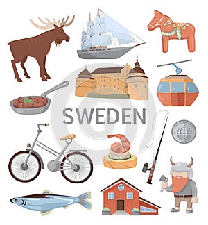 Sweden traditional symbols photo