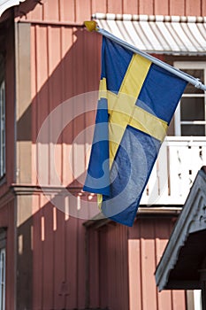 Sweden waving flag