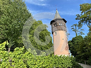 Swedes Tower or Schwedenturm - Flower Island Mainau on the Lake Constance or Die Blumeninsel im Bodensee - Constance, Germany