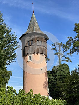 Swedes Tower or Schwedenturm - Flower Island Mainau on the Lake Constance or Die Blumeninsel im Bodensee - Constance, Germany