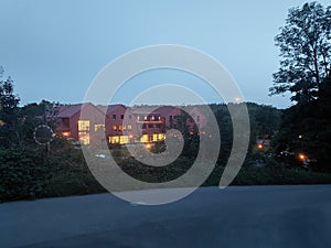 Swedish archipelago by night. DalarÃ¶ smÃ¥ dalarÃ¶ gÃ¥rd.