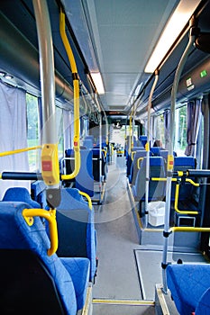 Swedish bus interior