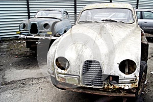 Swedish Classic Cars - In the Junk Yard