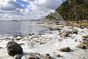 Swedish coast in March