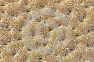 Swedish crispbread macro background