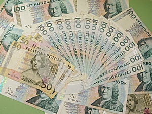 Swedish currency notes
