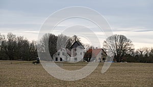 Swedish farm house on Gotland in Sweden