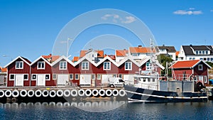 Swedish fishing town photo