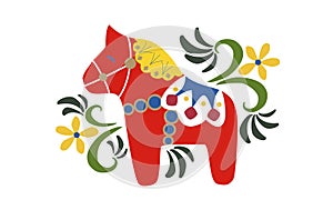 Swedish Folk Art Dala Horse