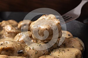 Meatballs KÃÂ¶ttbullar with Creamy Sauce photo