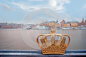 Swedish kingdom golden crown