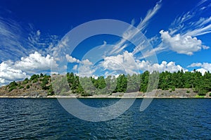 Swedish landscape in the summer