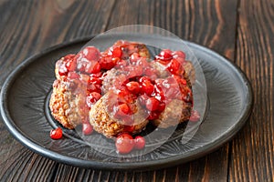 Swedish meatballs with lingonberry sauce