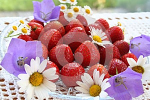 Swedish Midsummer dessert - strawberries