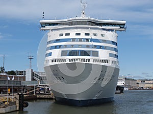 Swedish MS Silja Symphony cruiseferry in Helsinki