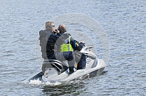 Swedish police watercraft