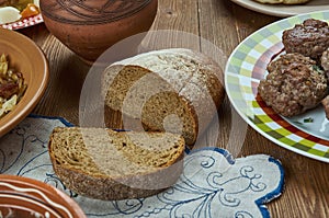 Swedish rye bread Limpa photo