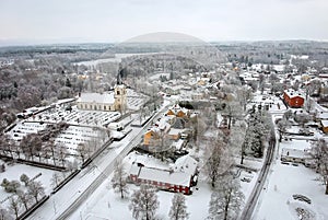 Swedish winter village