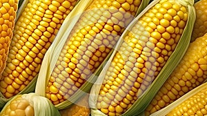 Sweeet corn cobs