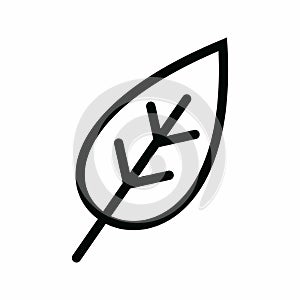 Sweep leaves icon vector