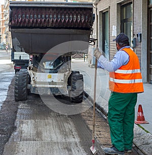 Sweeper attachments mini excavator.