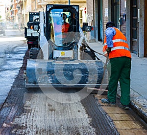 Sweeper attachments mini excavator.