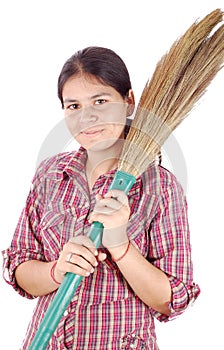 Sweeper girl