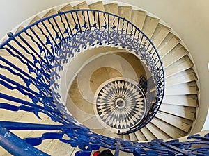 The sweeping Tulip Stairs are one of the original features of the Queenâ€™s House.