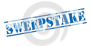 Sweepstake blue stamp
