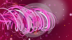 Sweet Abstract Pattern Twisted Lines Perspective View With Glitter Sparkles Dust Flying In The Wind