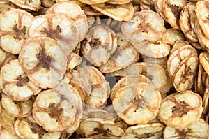 Sweet banana chips