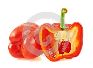 Sweet bell pepper isolated