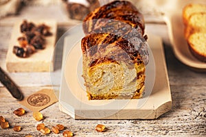 Sweet bread babka