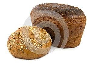 Sweet bread and brown bread