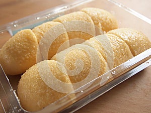 Sweet bread close up