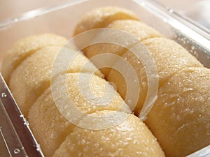 Sweet bread close up