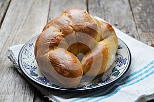 Sweet bread croissant