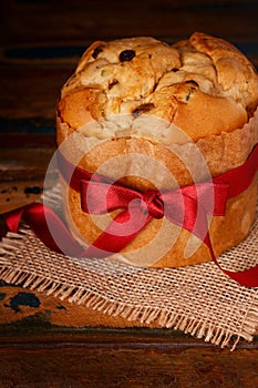 Sweet bread loaf traditional for Easter