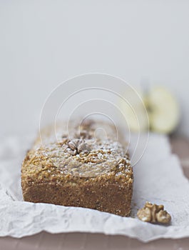 Sweet bread with nuts