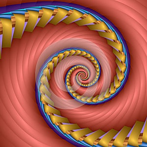 Sweet bubblegum spiral photo