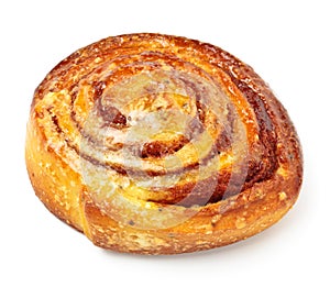 Sweet bun with cinnamon