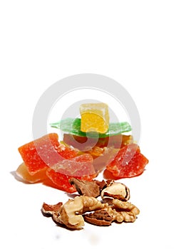 Sweet Candied Fruit And Nuts