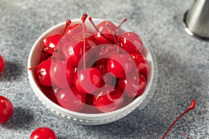 Sweet Candied Red Maraschino Cherries