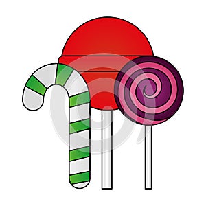 sweet candies isolated icon