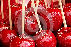 Sweet candy apples