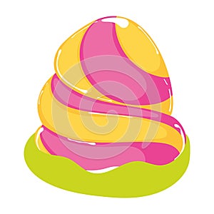 Sweet candy gum Candy icon Vector
